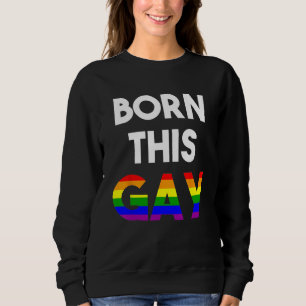 Moletom Nascer Este Gay Saindo Orgulho gay Mês Rai LGBTQ