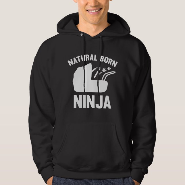 Moletom Nascer natural Ninja (Frente)