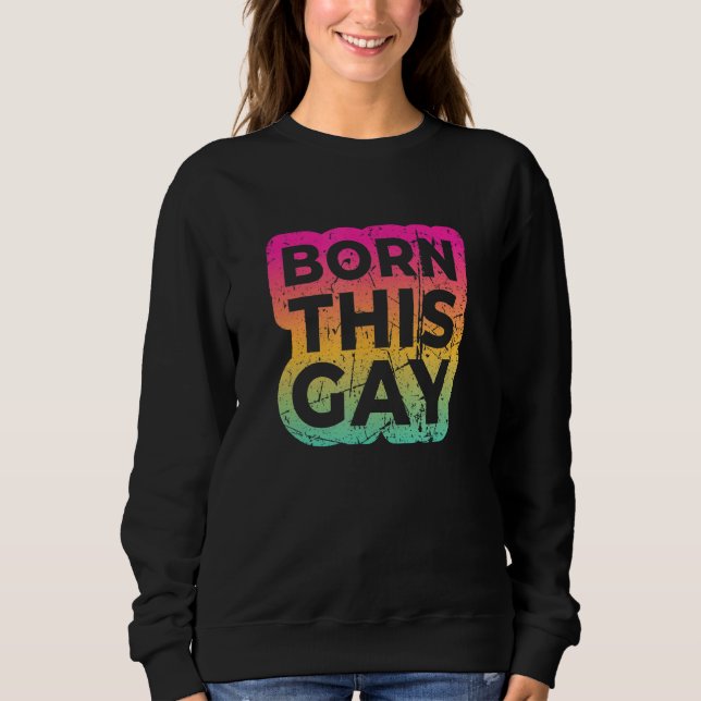 Moletom Nascer This Gay Vintage Edition (Frente)