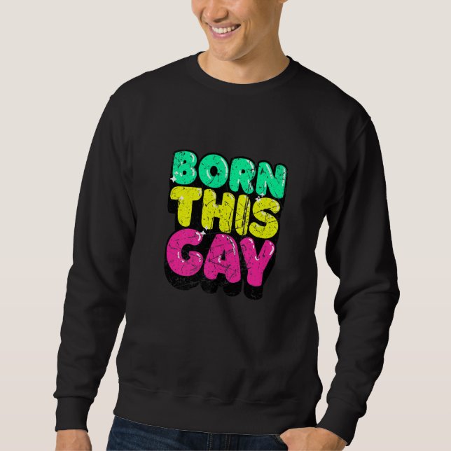 Moletom Nascer This Gay Vintage Edition 2 (Frente)