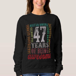Moletom Nascer Vintage Em 1977, Retro 47º Aniversário 47 A