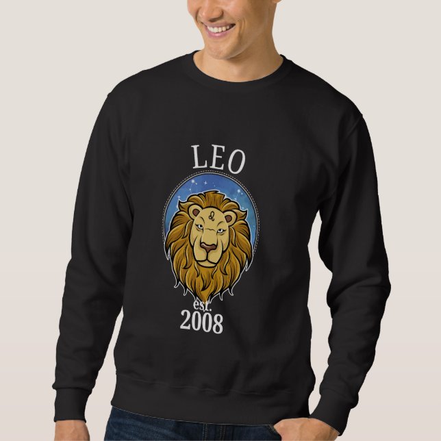Moletom Nascer Zodiac Leo em 2008 (Frente)