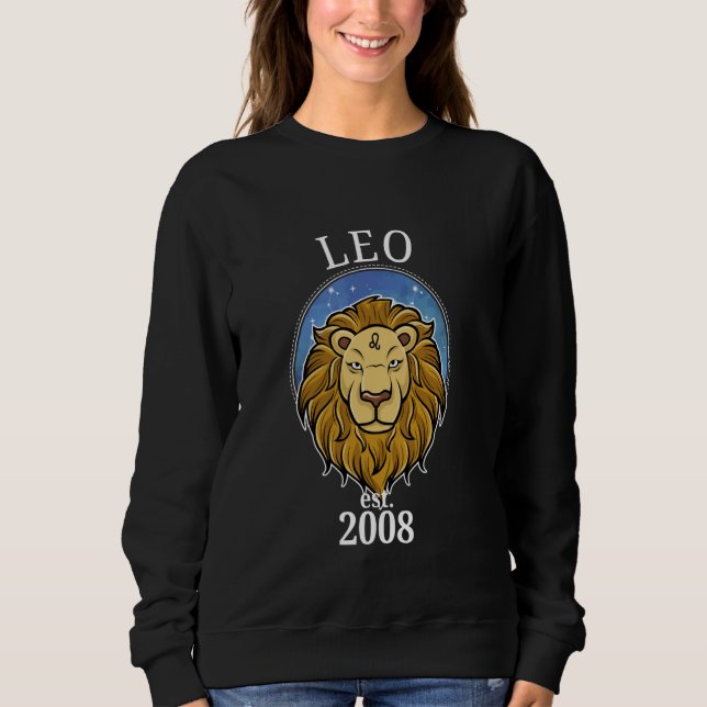 Moletom Nascer Zodiac Leo em 2008 (Frente)