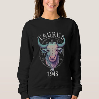 Moletom Nascer Zodiac Taurus Bull em 1945