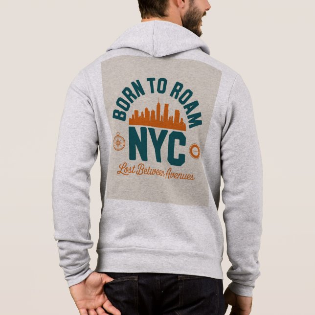 Moletom Nascido para Vagar NYC (Verso)