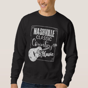 Moletom Nashville Classic Country Music Tennessee Guitar P