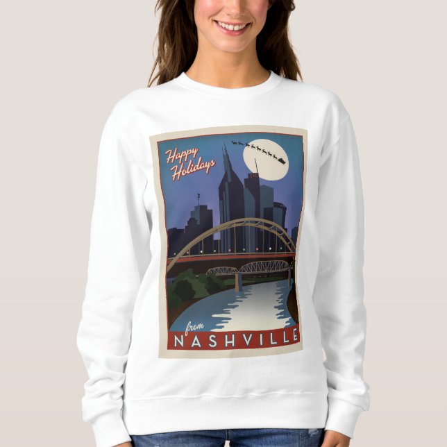 Moletom Nashville Skyline (Frente)