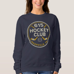 Moletom Nashville TN, Clube de Hockey 615 - Hockey com Vin