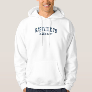 Moletom Nashville TN Music City Arch Design de texto