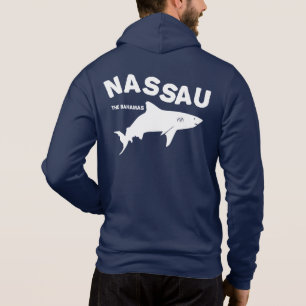 Moletom Nassau - Camisa-T de mergulho de tubarão das Baham