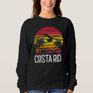 Moletom Natação da Árvore de Palma da Costa Rica Vintage R