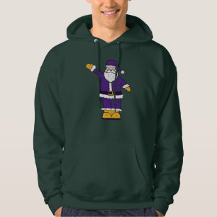 Moletom Natal amarelo púrpura santa claus