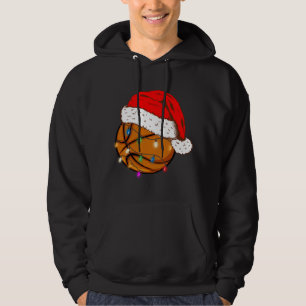 Moletom Natal Basquete Santa Hat Engraçado Esporte Natal
