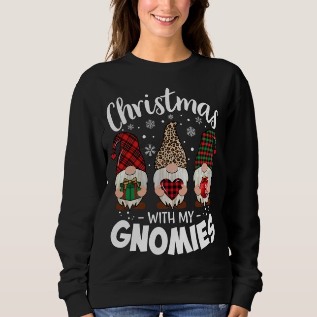 Moletom Natal Com Meu Professor Gnomie Leopard Gnomie Buf (Frente)