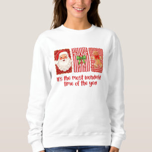 Moletom Natal Coquette Papai Noel Bengalas Biscoito