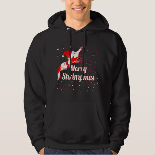Moletom Natal Crystal Cherry Shrimp Santa Hat Holiday