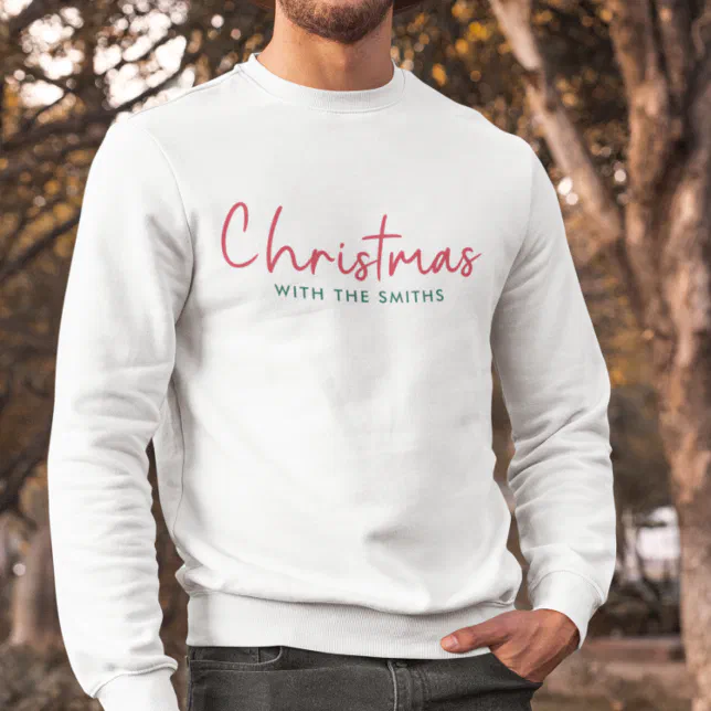 Sweats de Natal  Família – Personalize