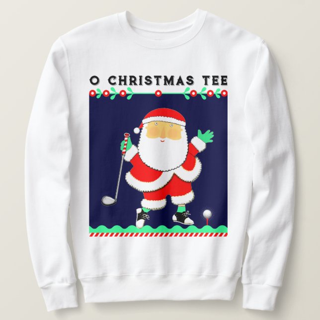 Moletom Natal de Golfe (Frente do Design)