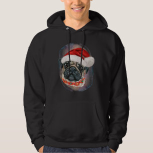 Moletom Natal divertido Pug cão de Natal