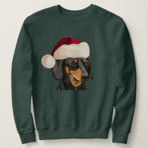 Moletom Natal do Dachshund do papai noel