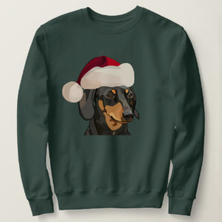 Moletom Natal do Dachshund do papai noel