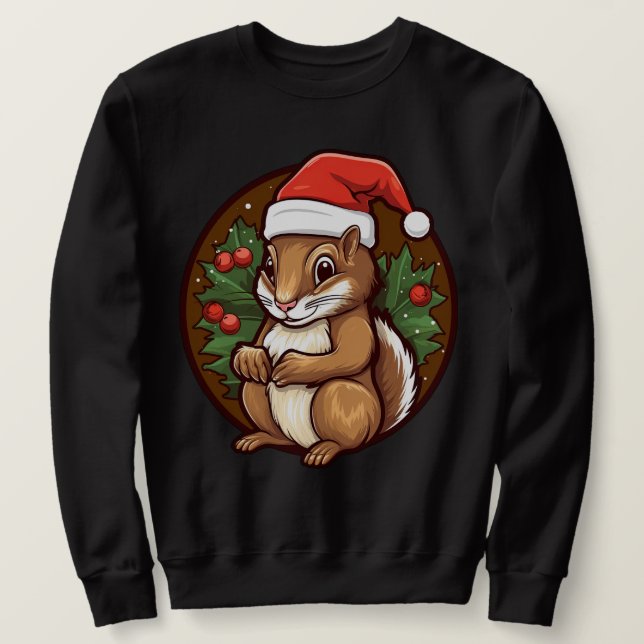 Moletom Natal do Esquilo (Frente do Design)