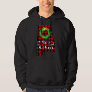 Moletom Natal em Dixie Alabama Buffalo Red Xadrez Sul