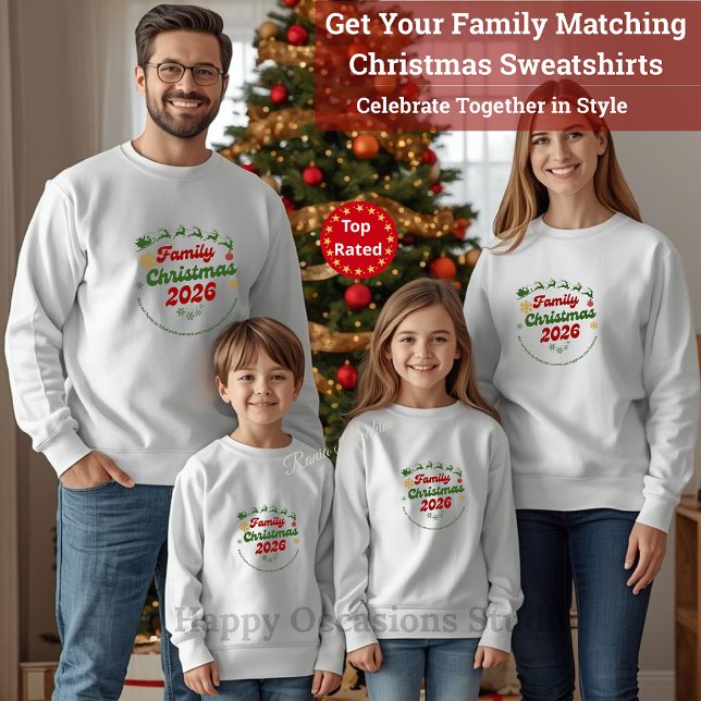 Moletom Natal em Família (Criador carregado)