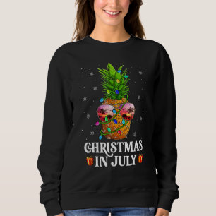 Moletom Natal Em Julho Óculos De Sol Abacaxi Verão Vaca