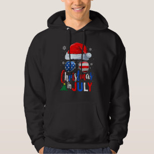 Moletom Natal Em Julho Santa Hábitos Óculos De Verão