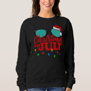 Moletom Natal Em Julho Santa Hábitos Óculos De Verão