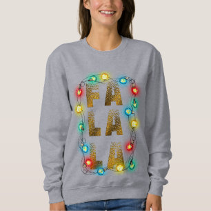 Moletom natal fa la t-shirt design xmas carols