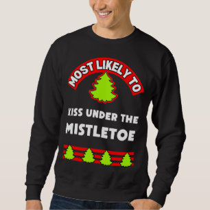 Moletom Natal feio é muito provável que o Natal se beije d