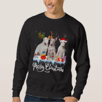 Natal Feliz Bull Terrier Cachorro Papai Noel Luz R