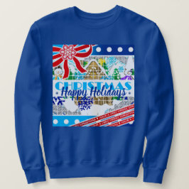 MOLETOM NATAL | FELIZES HOLIDAYS | TENHA MUITA FELIZ...