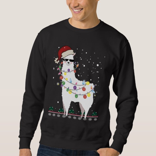 Moletom Natal Llama (Frente)