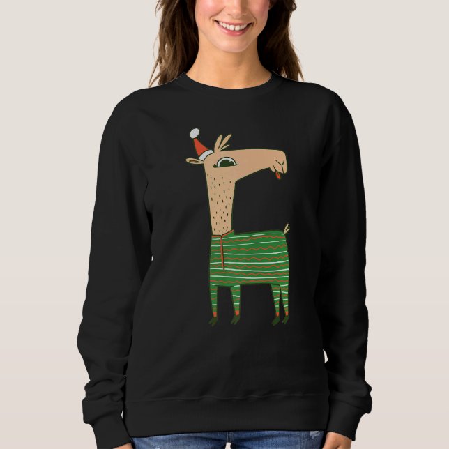 Moletom Natal Llama (Frente)