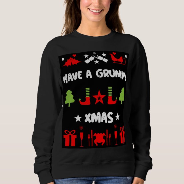 Moletom Natal Mal-Humorado      (Frente)