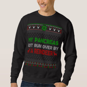 Moletom Natal Meu Pâncreas Foi Atropelado Por Reindeer Ugl