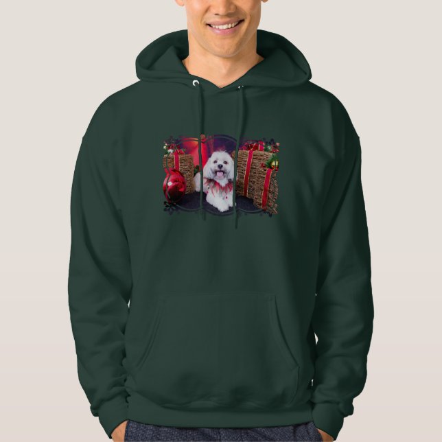 Moletom Natal - Muffie - Lhasa Apso (Frente)