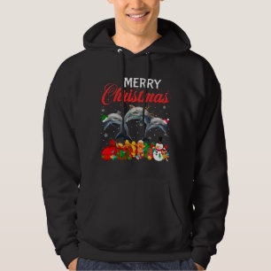 Moletom Natal Pajama Dolphin Lover Xmas Tree Lights An