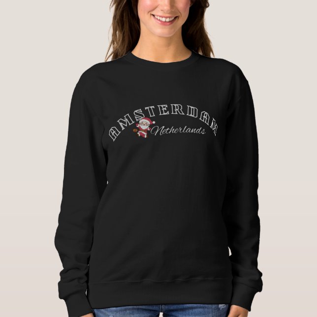 Moletom Natal personalizado para mulheres em Amsterdã (Frente)
