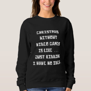 Moletom Natal sem humor Video games