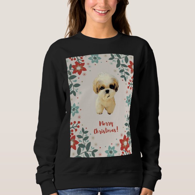 Moletom Natal Shih Tzu (Frente)