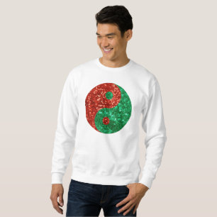 Moletom natal yin yang mens sweshirt