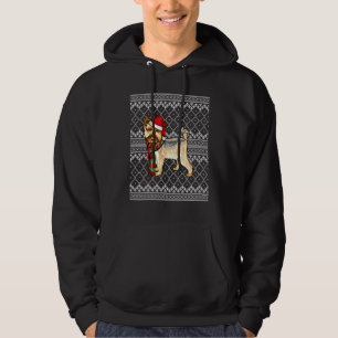 Moletom Natal Yorkshire Terrier Chapéu do Papai Noel Feio