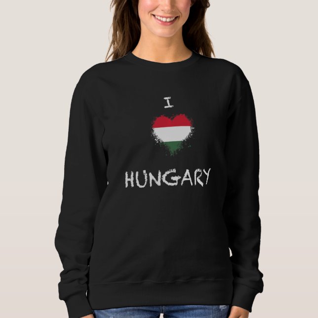 Moletom National Flag of Hungary souvenir  for men women   (Frente)