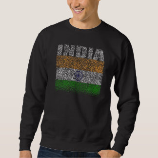 Moletom National Flag of India souvenir for men women 1