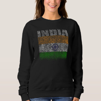 Moletom National Flag of India souvenir for men women 1