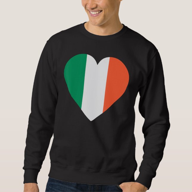 Moletom National Flag of Ireland souvenir  for men women 2 (Frente)
